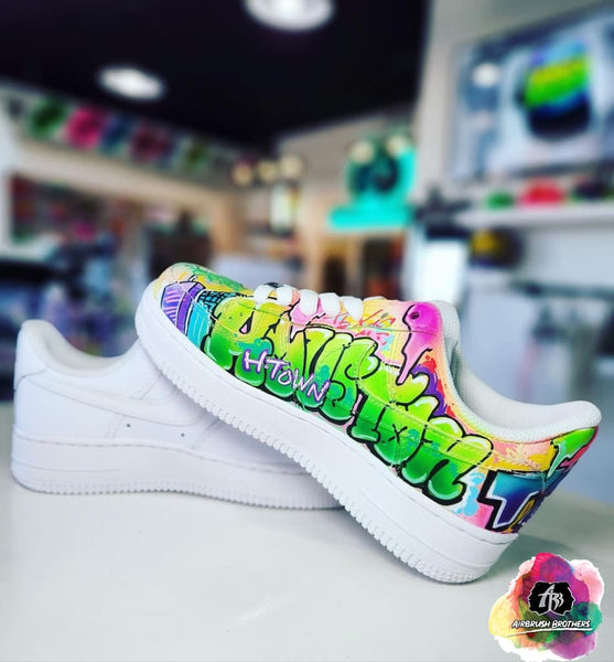 Airbrush nike air force 1 online