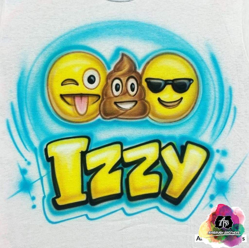 Airbrush 3 Emojis Design