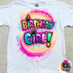 custom airbrush birthday shirts  memory shirts airbrush graffiti shirts