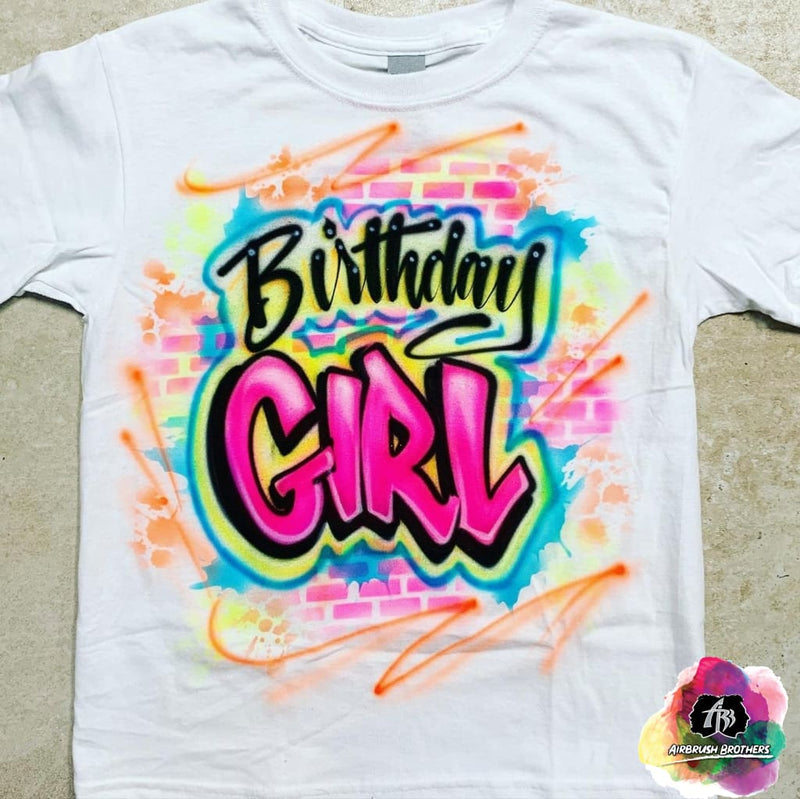 custom airbrush birthday shirts