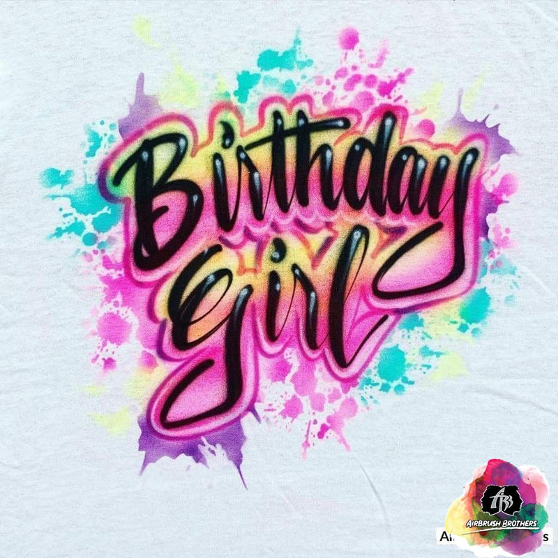 custom airbrush birthday shirts