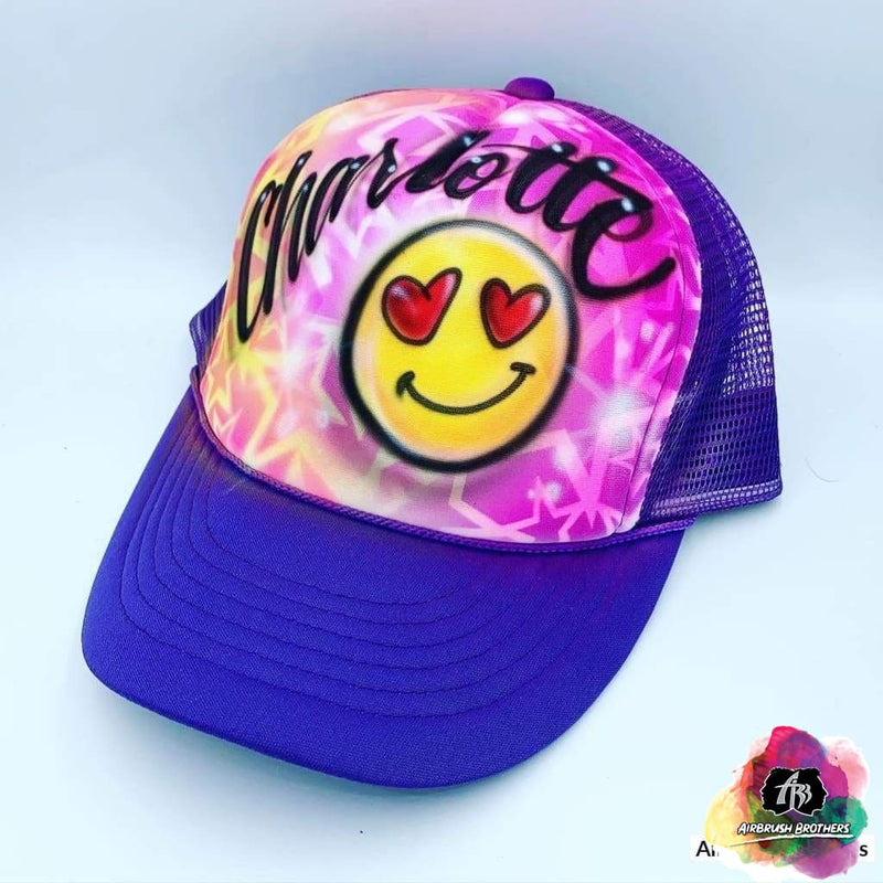 airbrush custom spray paint Airbrush Hat Graffiti Bubble Design shirts hats shoes outfit graffiti 90s 80s design t-shirts Airbrush Brothers Hats