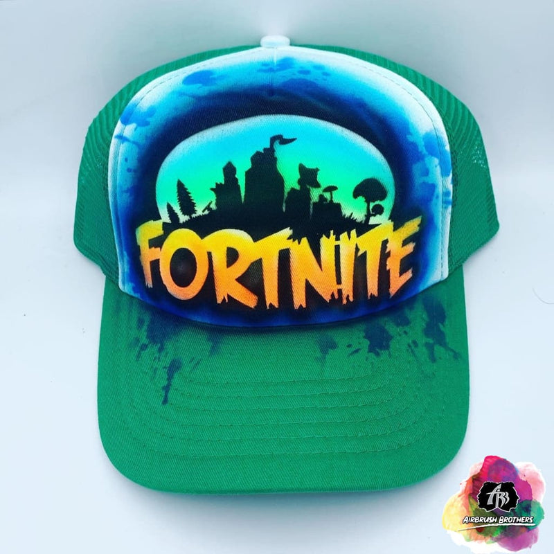 airbrush custom spray paint Airbrush Hat Graffiti Bubble Design shirts hats shoes outfit graffiti 90s 80s design t-shirts Airbrush Brothers Hats