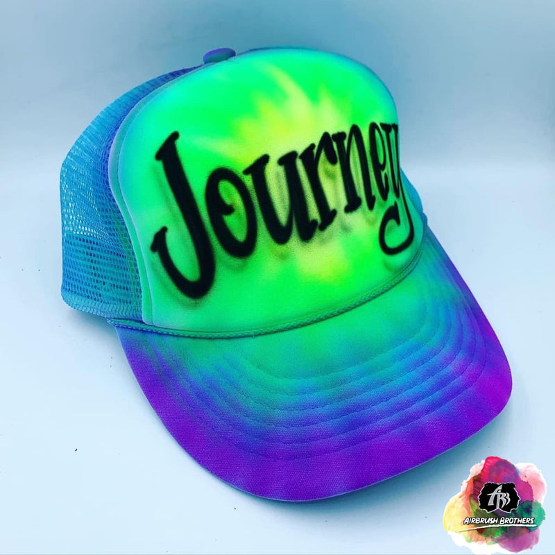 airbrush custom spray paint Airbrush Hat Graffiti Bubble Design shirts hats shoes outfit graffiti 90s 80s design t-shirts Airbrush Brothers Hats