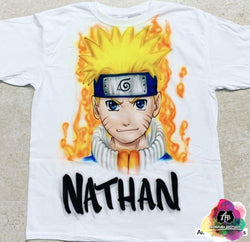 Airbrush Naruto Cartoon Design