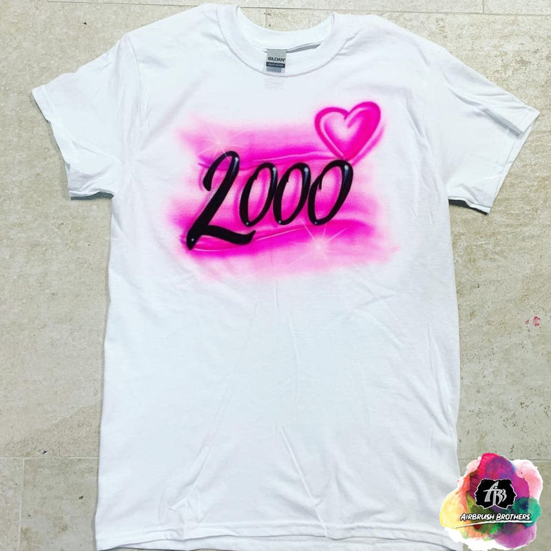 Airbrush Old School 2000's Shirt Design