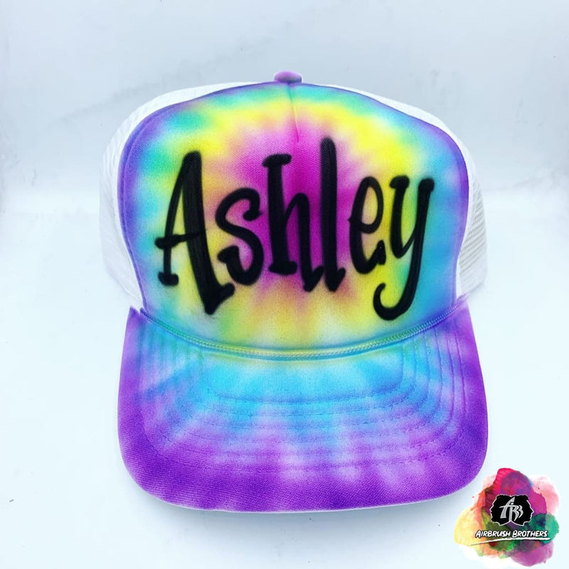 airbrush custom spray paint Airbrush Hat Graffiti Bubble Design shirts hats shoes outfit graffiti 90s 80s design t-shirts Airbrush Brothers Hats