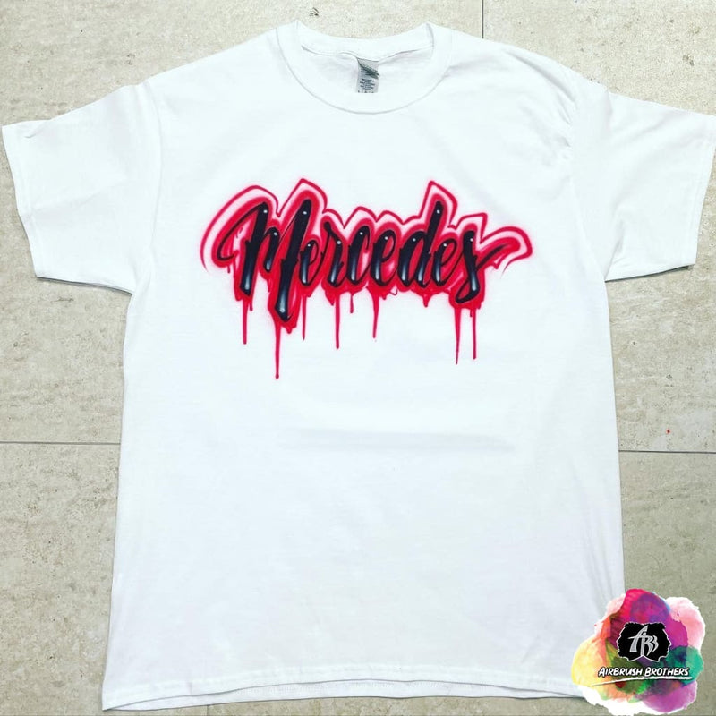 airbrush custom spray paint  Airbrush Queen Drip Shirt Design shirts hats shoes outfit  graffiti 90s 80s design t-shirts  Airbrush Brothers Shirt