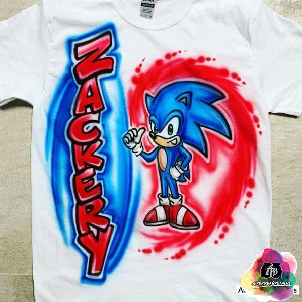 Airbrush Sonic the Hedgehog Design