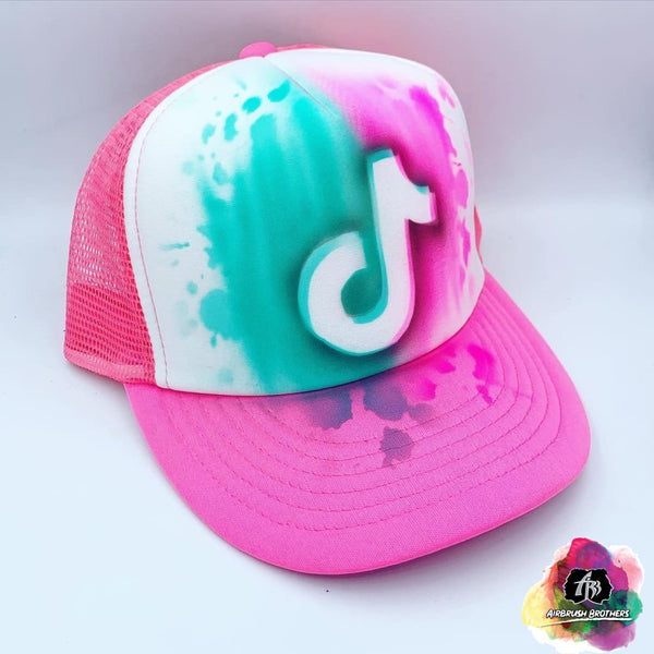 Airbrush Tik Tok Hat Design