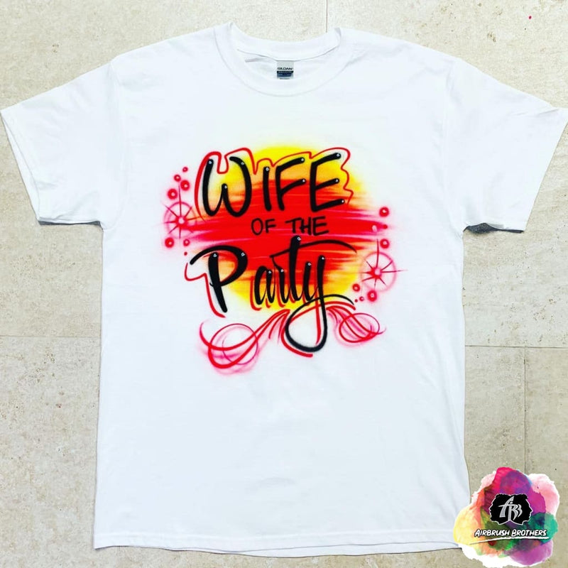 airbrush custom spray paint  Airbrush Wife Shirt Design shirts hats shoes outfit  graffiti 90s 80s design t-shirts  Airbrush Brothers Shirt