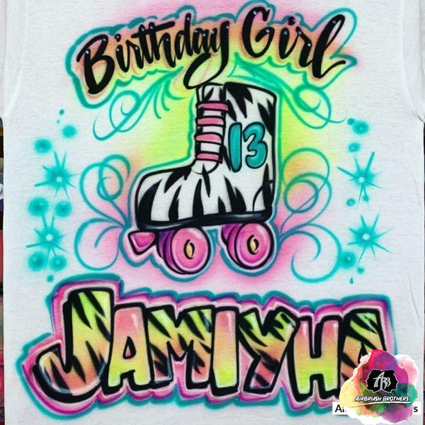 custom airbrush birthday shirts