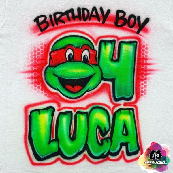 airbrush custom spray paint  Copy of Airbrush Birthday Boy Elmo Shirt Design shirts hats shoes outfit  graffiti 90s 80s design t-shirts  Airbrush Brothers Shirt