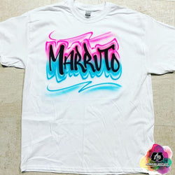 Airbrush Street Style Name Shirt Design