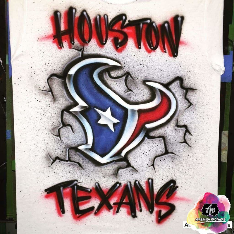 Cracked Texans Logo Design