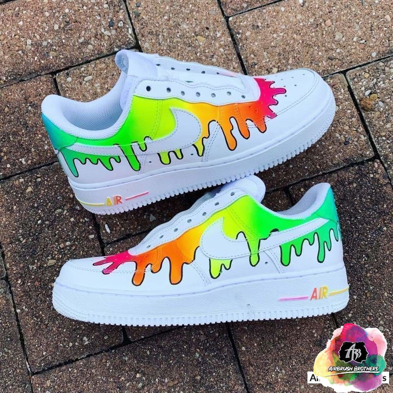 Custom Paint Drip Shoes