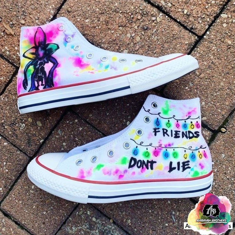 Custom Stranger Things Shoe Design