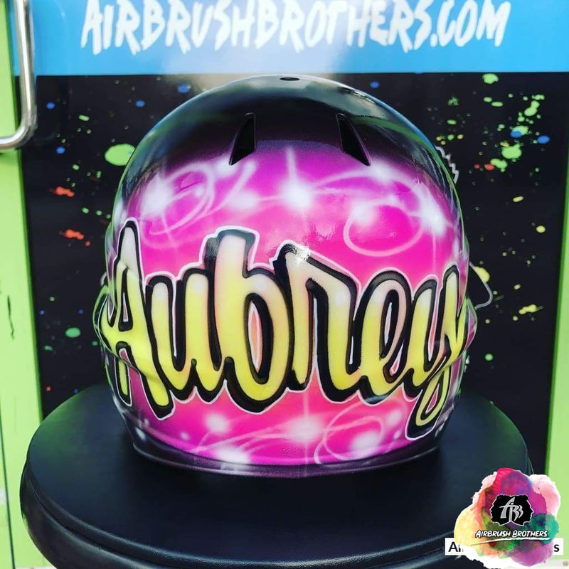 custom hats Airbrush events  live airbrush Softball Emoji Design